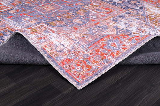 RW2177 washable chenille rug texture and pattern detail