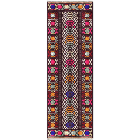 RW7050 washable chenille area rug viewed from above