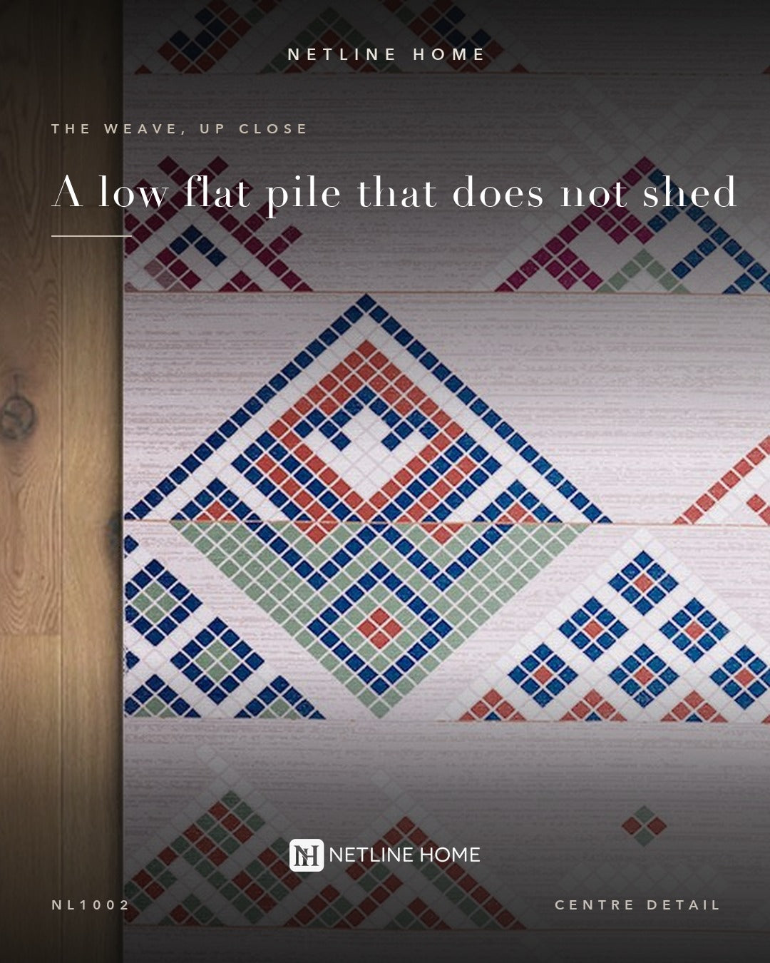 Painted Medallion Deep Red Traditional Washable Rug — foto em ambiente 15