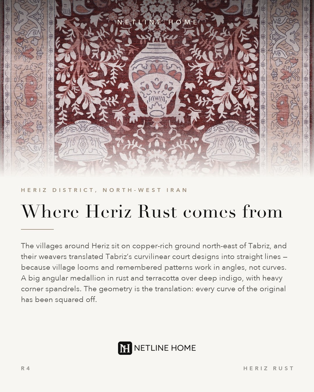 Cool Medallion Burnt Orange Traditional Washable Rug — foto ambientada 9