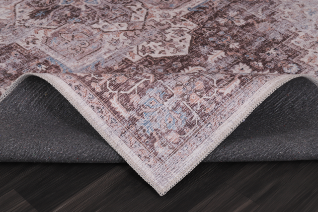 Watermark Heather Abstract Washable Rug