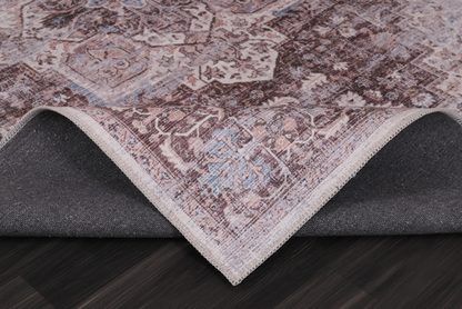 Watermark Heather Abstract Washable Rug