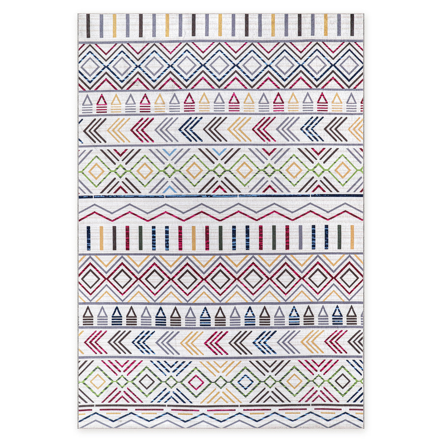 Mosaik Hafer Geometrischer Waschbarer Teppich