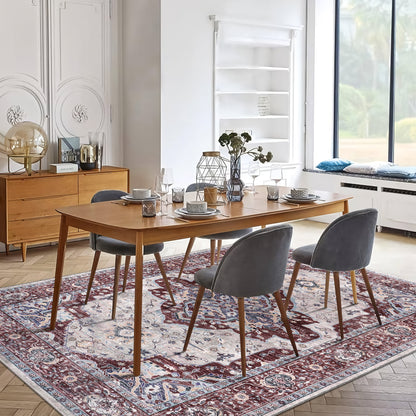 RW1008 washable area rug in a modern dining room