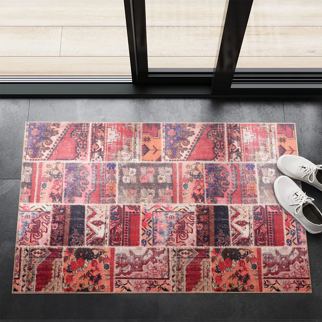 RW1306 washable chenille area rug, doormat