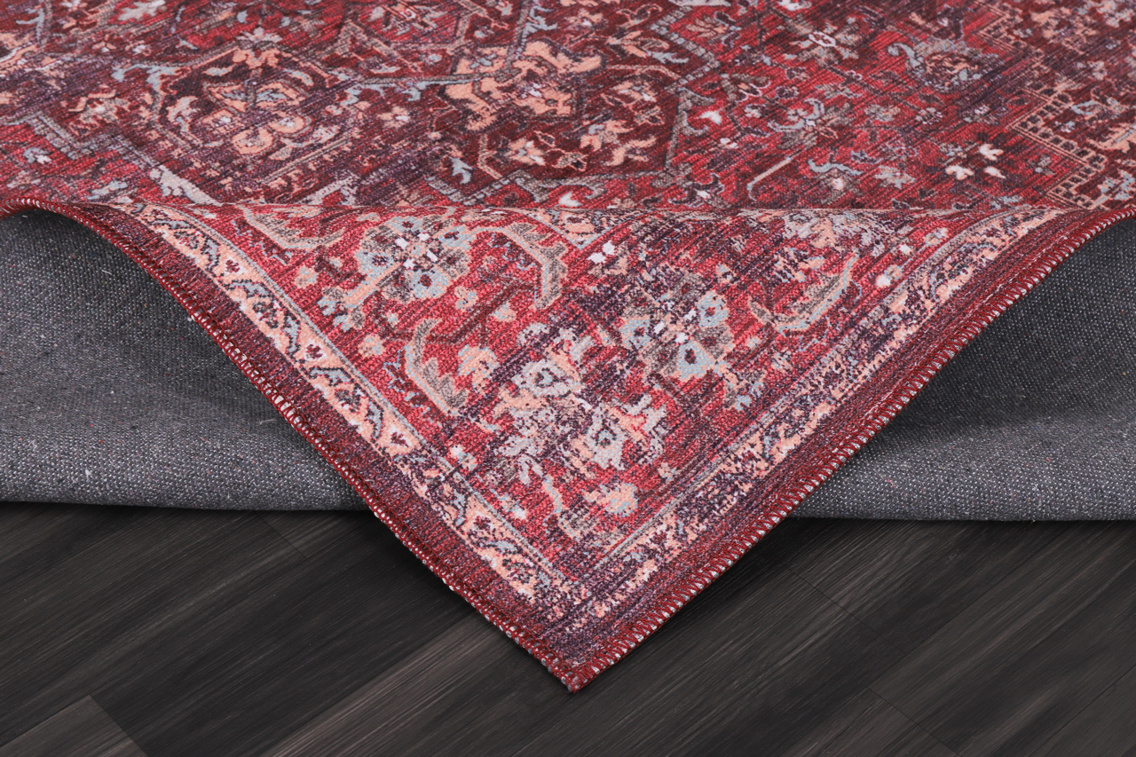 RW1310 washable chenille rug texture and pattern detail