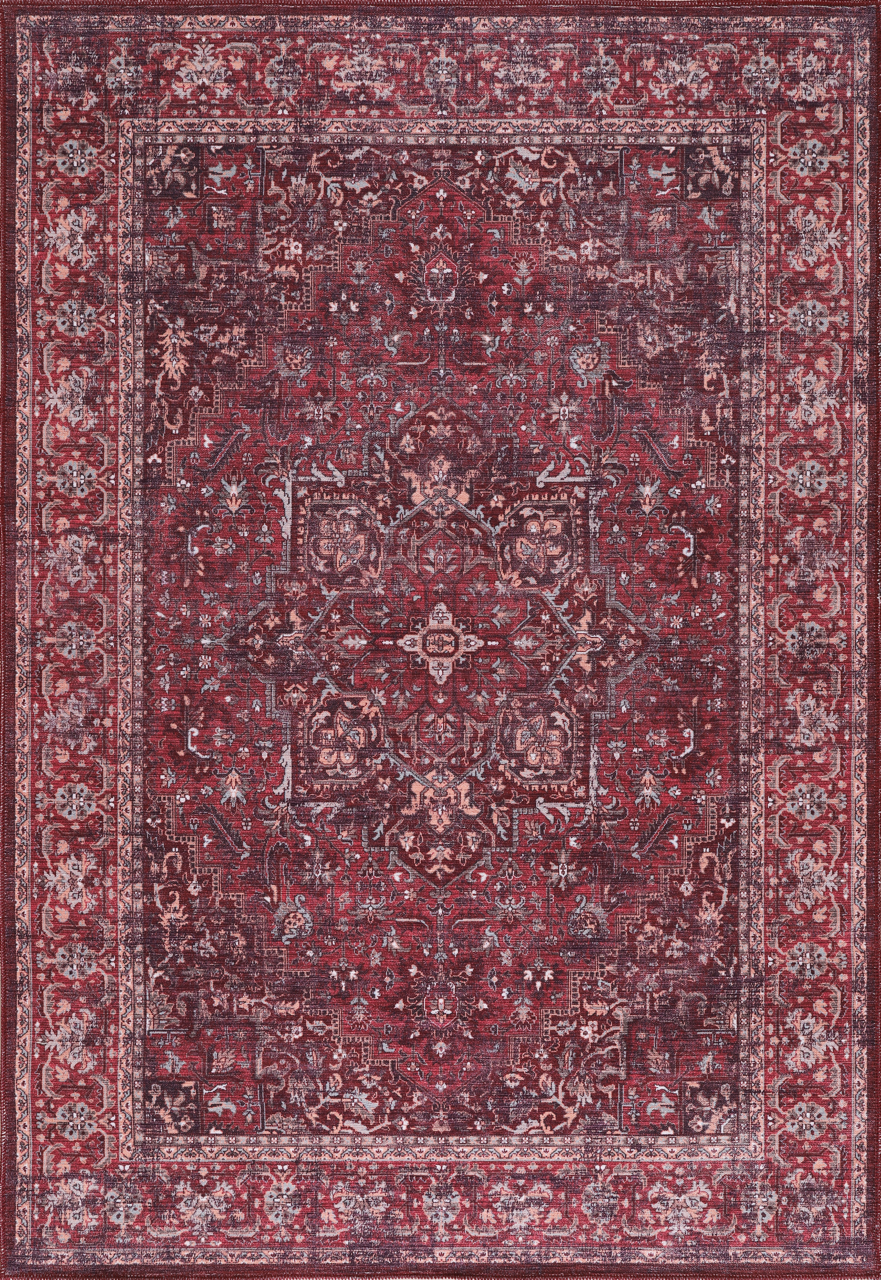 RW1310 washable chenille rug texture and pattern detail