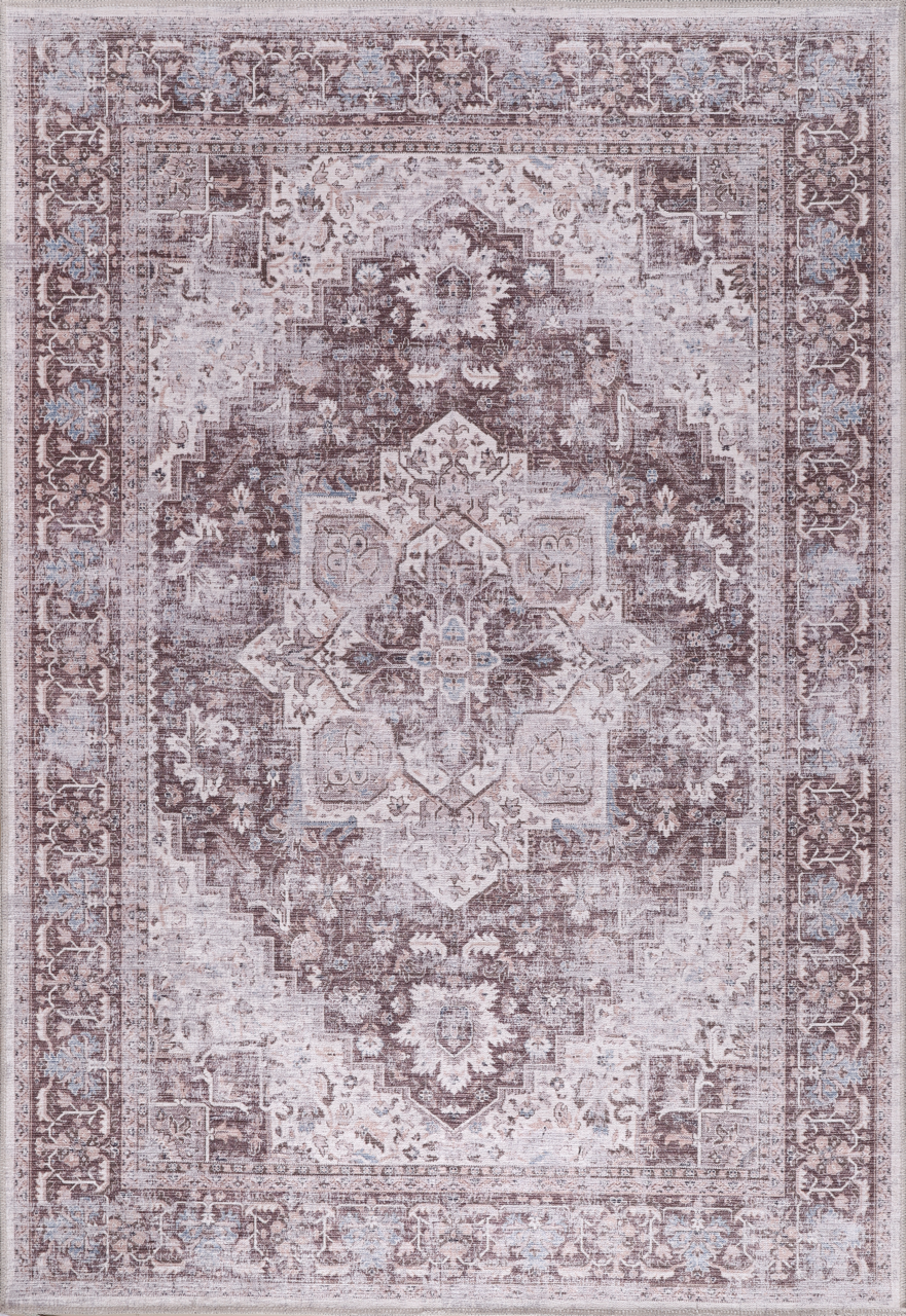 RW1311 washable chenille rug texture and pattern detail