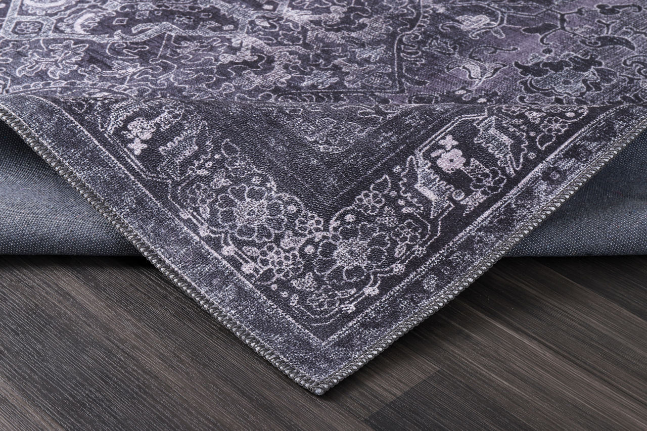 RW1318 washable chenille rug texture and pattern detail