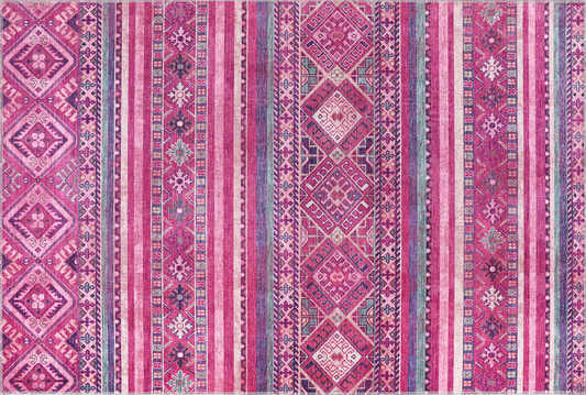 RW1322A washable chenille rug texture and pattern detail