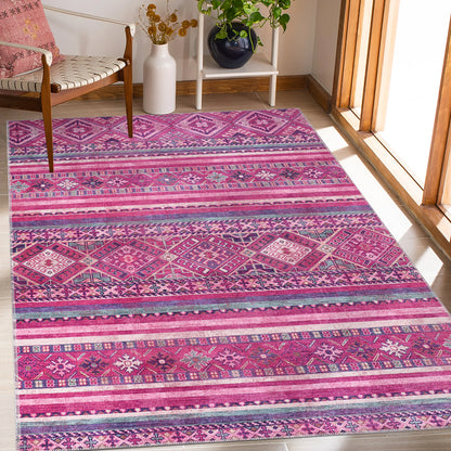 RW1322A washable chenille rug texture and pattern detail