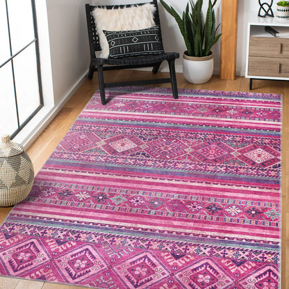 RW1322A washable chenille rug texture and pattern detail