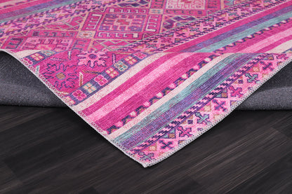 RW1322A washable chenille rug texture and pattern detail
