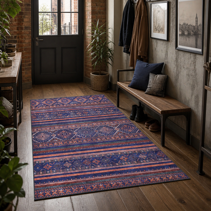 RW1322M washable chenille area rug, room scene