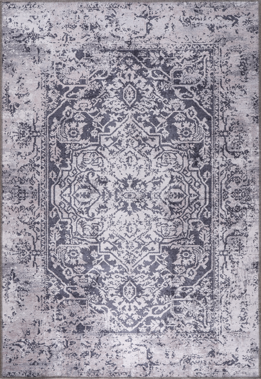RW1338 washable chenille rug texture and pattern detail