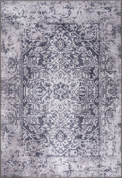 RW1338 washable chenille rug texture and pattern detail