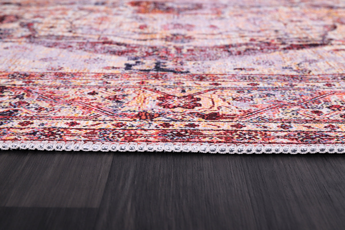 RW2160 washable chenille rug texture and pattern detail