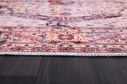 RW2160 washable chenille rug texture and pattern detail
