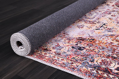 RW2160 washable chenille rug texture and pattern detail