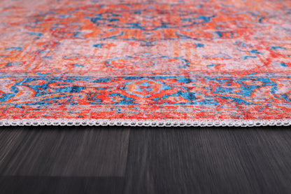 RW2165 washable chenille rug texture and pattern detail