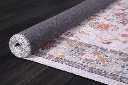 RW2173 washable chenille rug texture and pattern detail