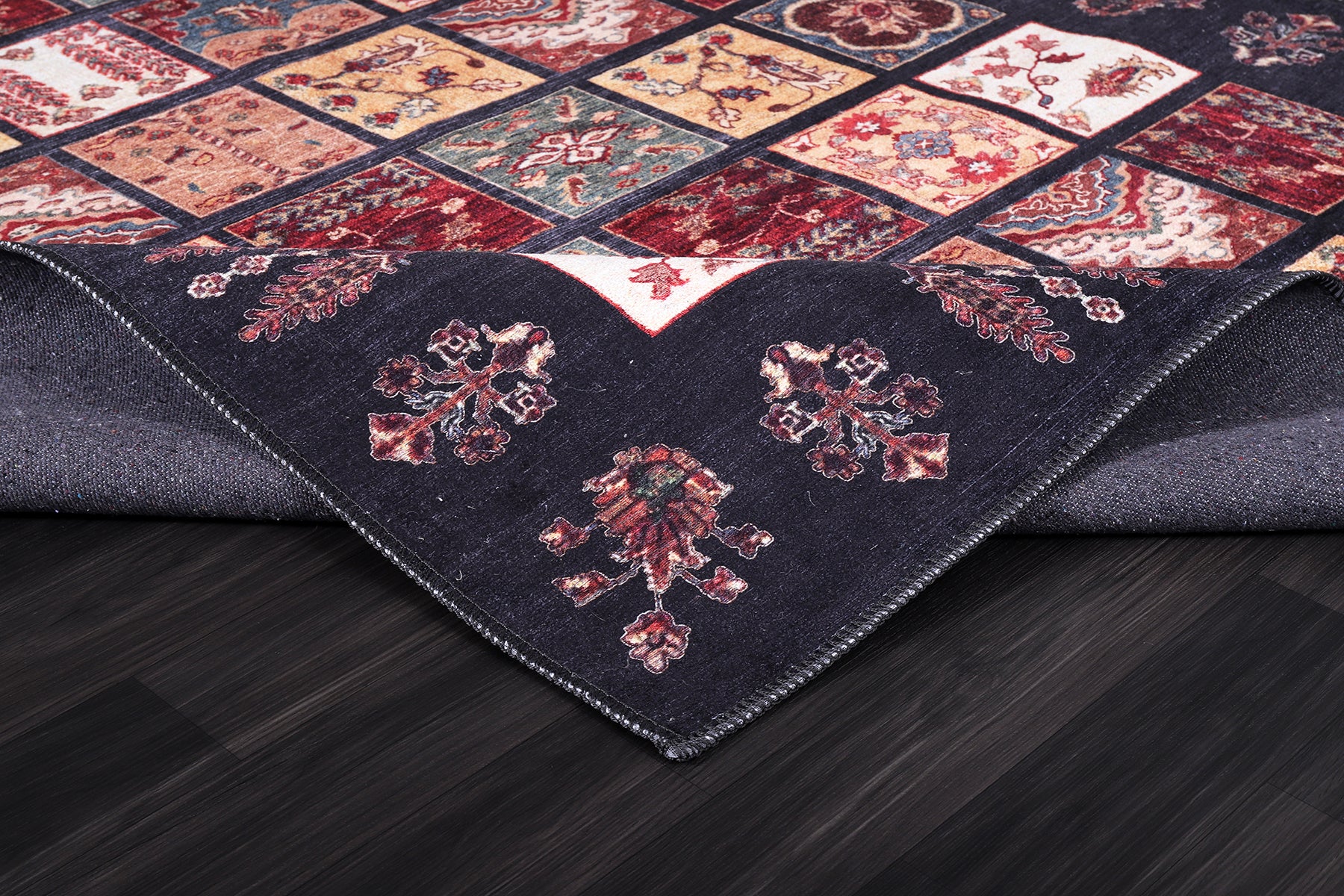 RW2281 washable chenille rug texture and pattern detail