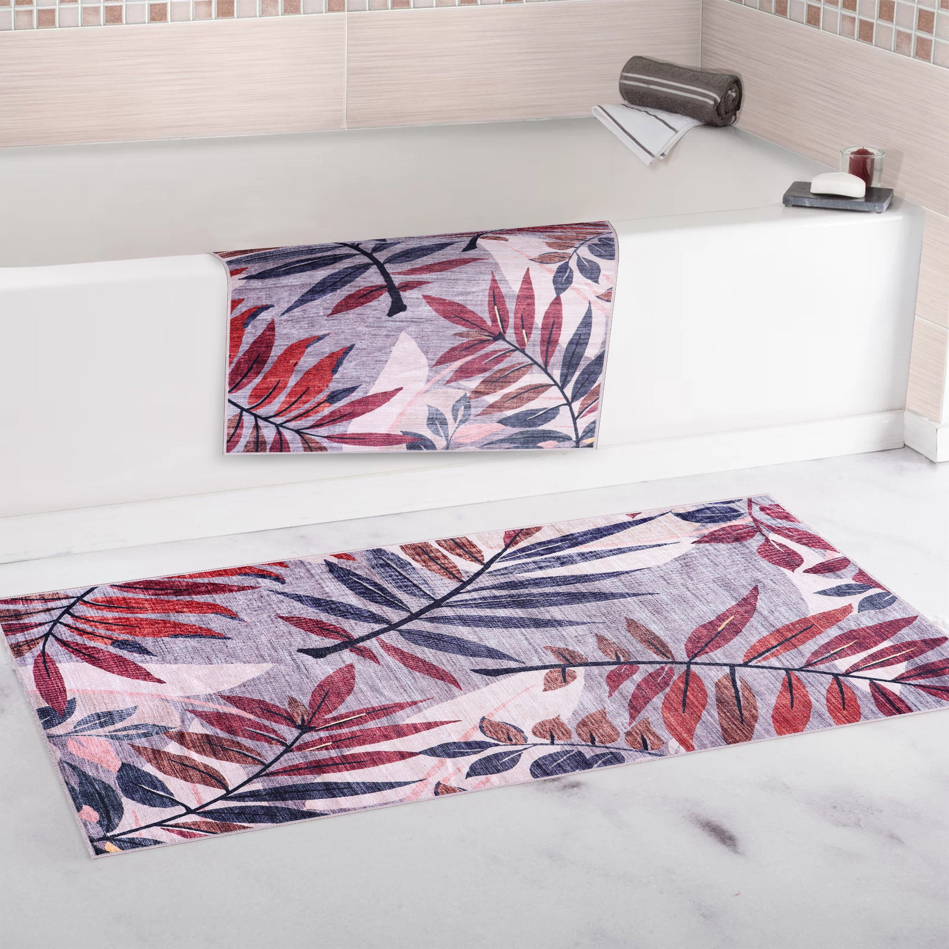 RW3001 washable chenille area rug, doormat