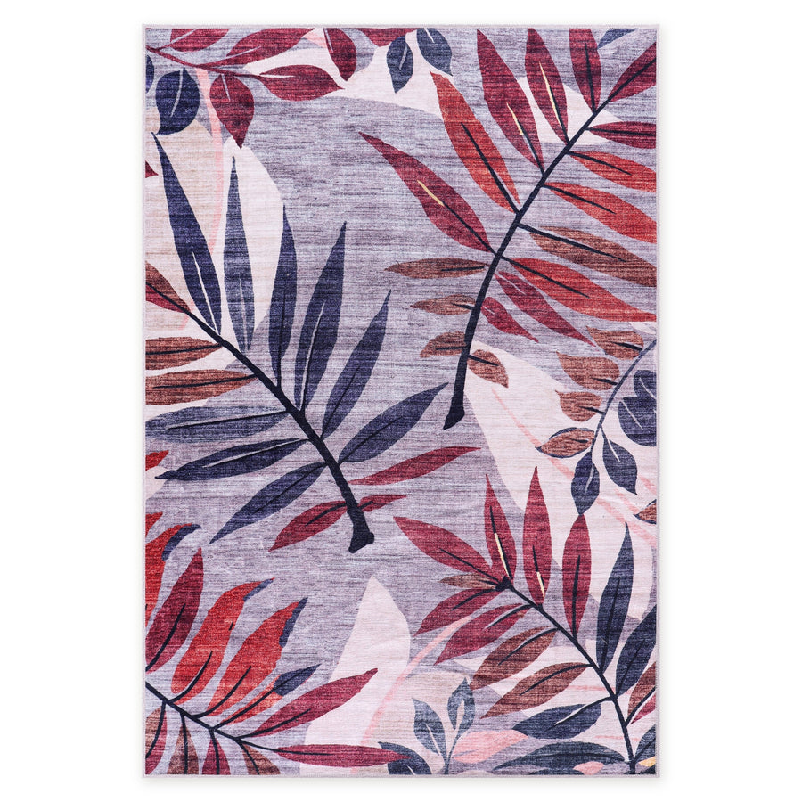 Premier Floral Soft White Washable Rug
