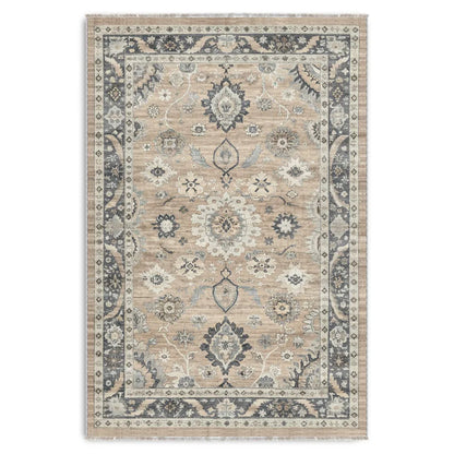 RW302601 washable chenille area rug viewed from above