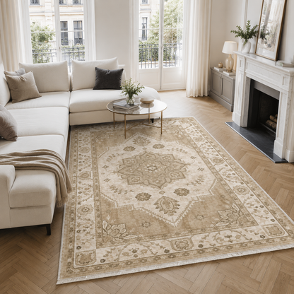 RW302702 washable chenille area rug