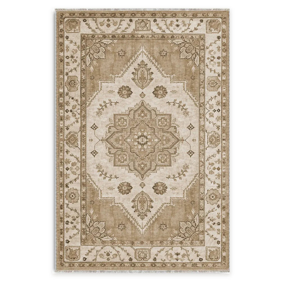 Waschbarer Teppich Palazzo Bone Traditional