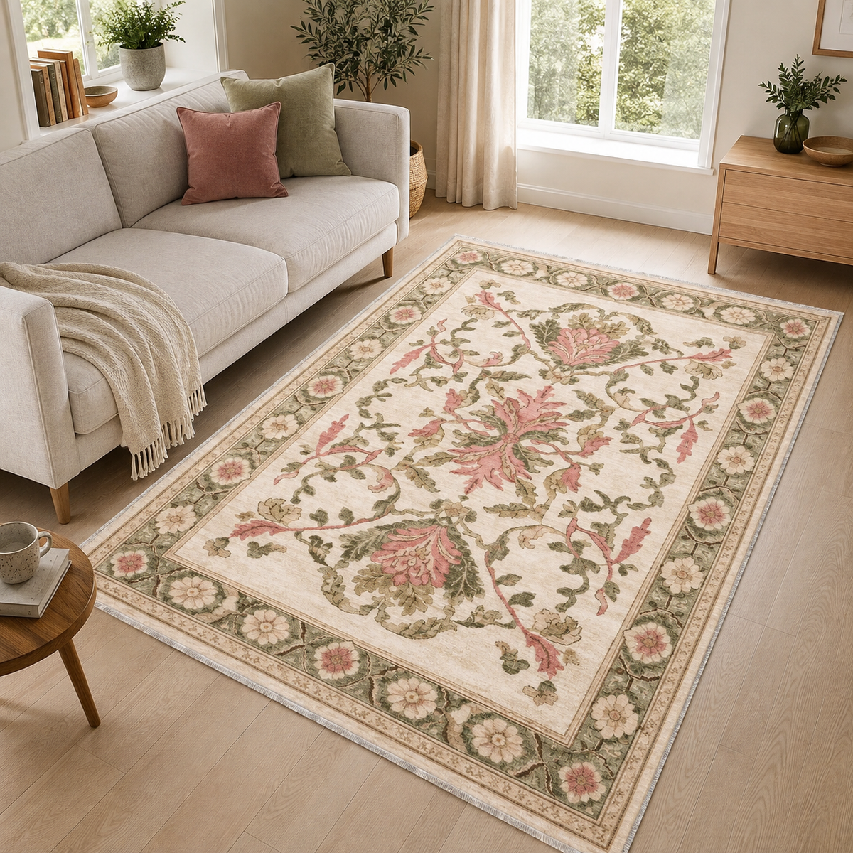 RW3036 washable chenille area rug