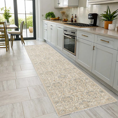 RW3038 washable chenille rug texture and pattern detail