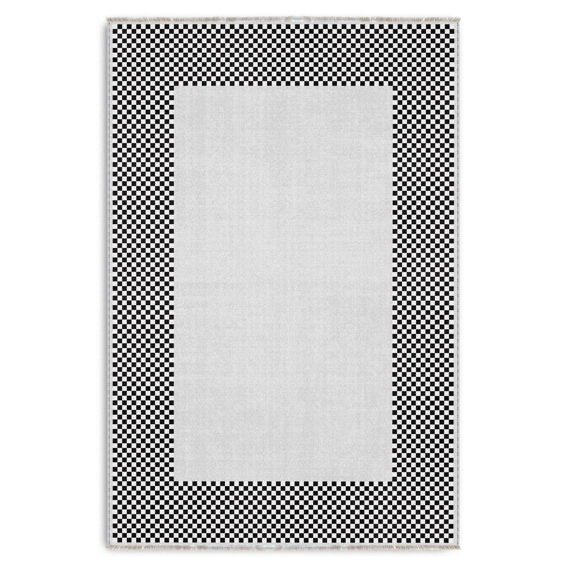 RW3047203 washable chenille area rug viewed from above