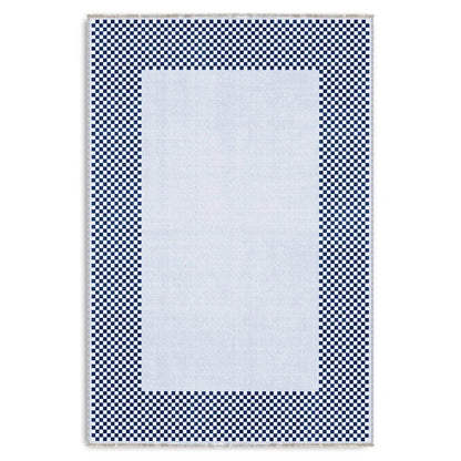 RW3047503 washable chenille area rug viewed from above