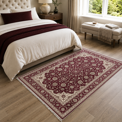 RW3059 washable chenille area rug, room scene
