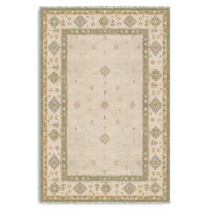 RW3064 washable chenille area rug viewed from above