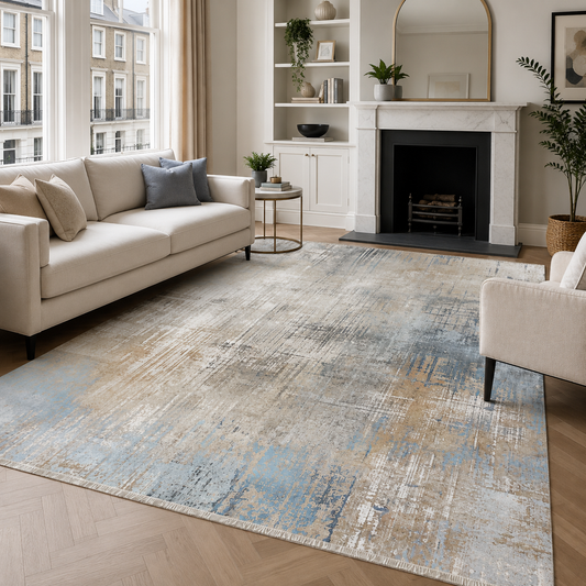 RW7002 washable chenille area rug