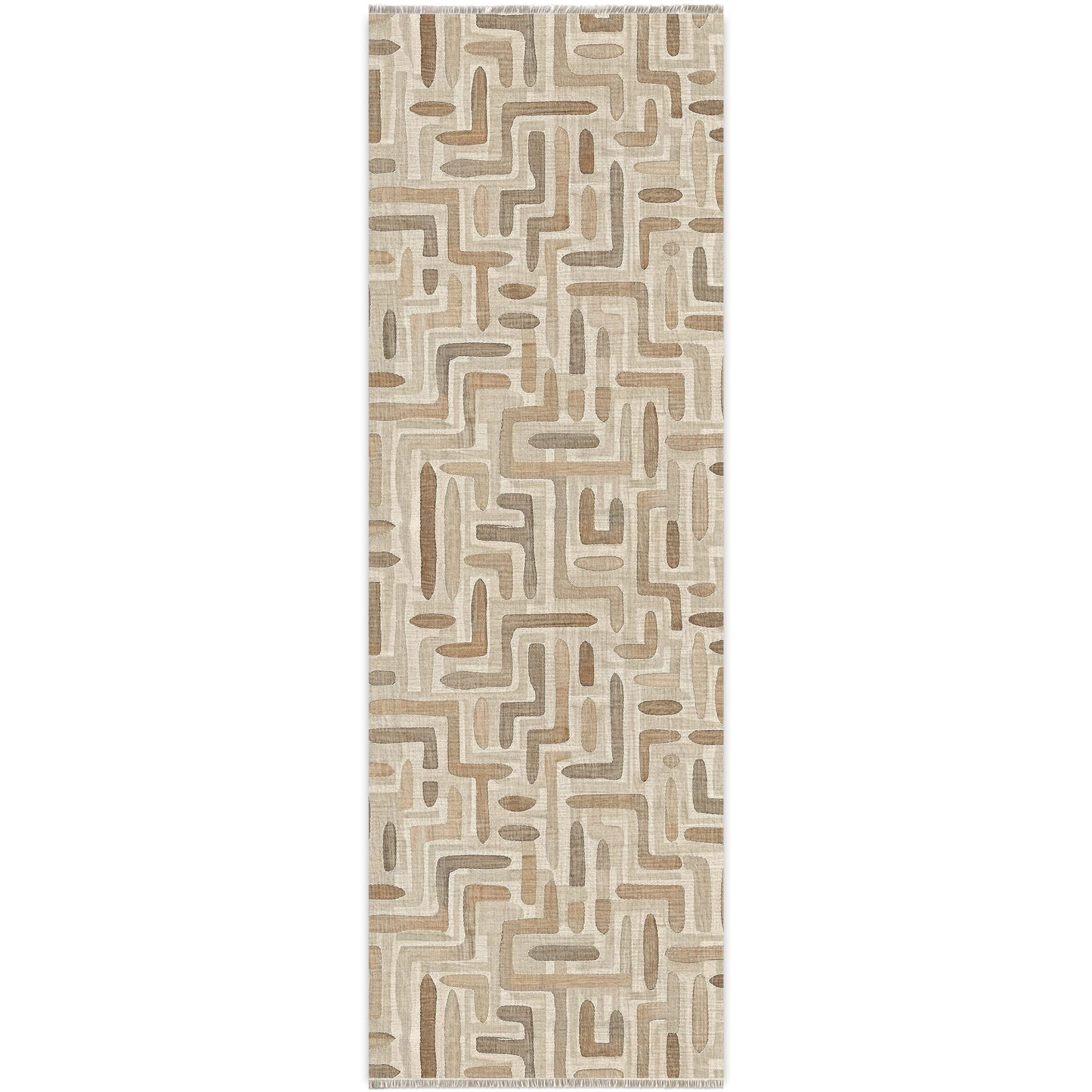 RW7004 washable chenille rug texture and pattern detail