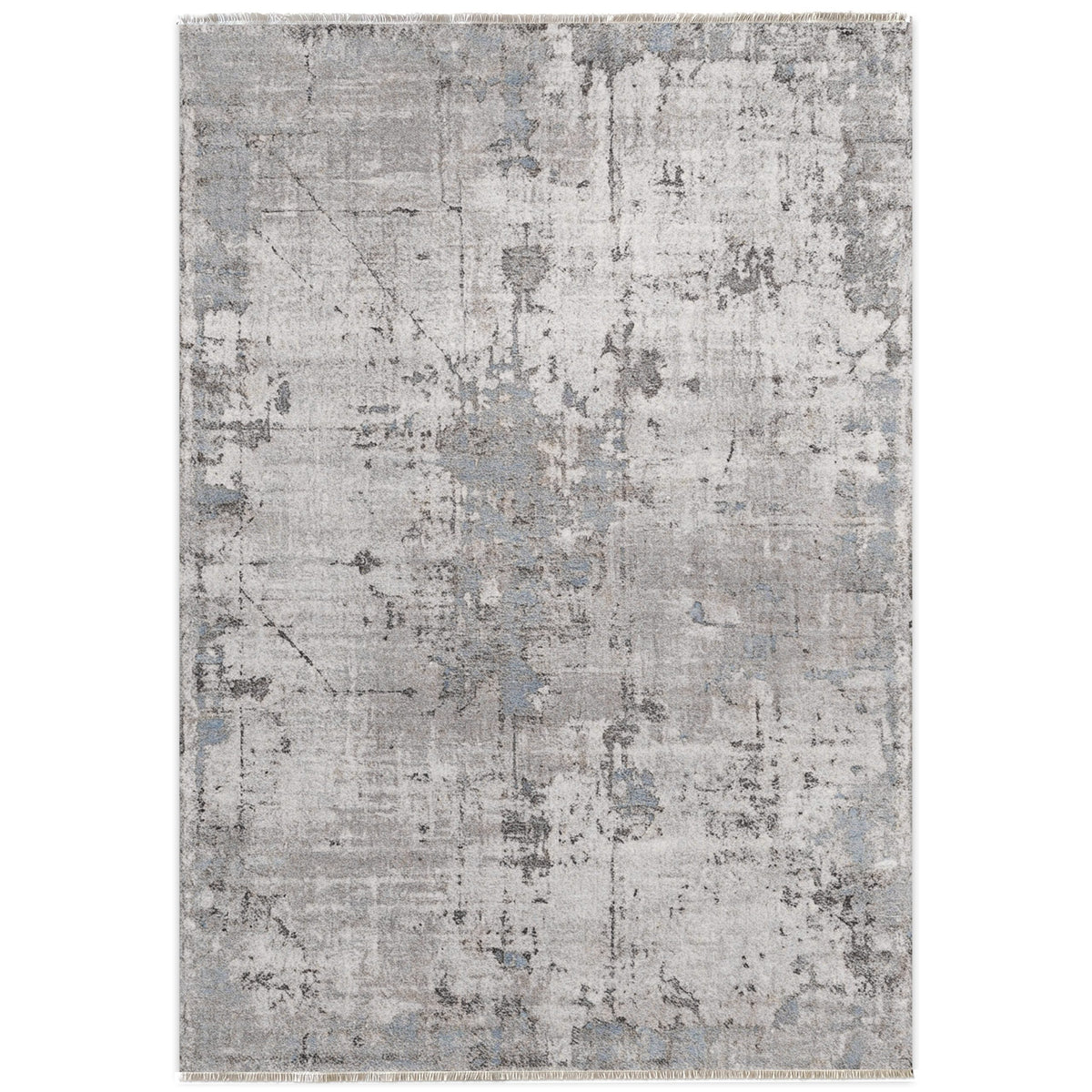 RW7009 washable chenille area rug viewed from above