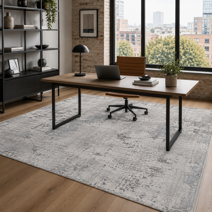 RW7009 washable chenille rug texture and pattern detail