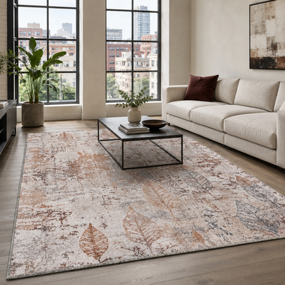 RW7013 washable chenille area rug