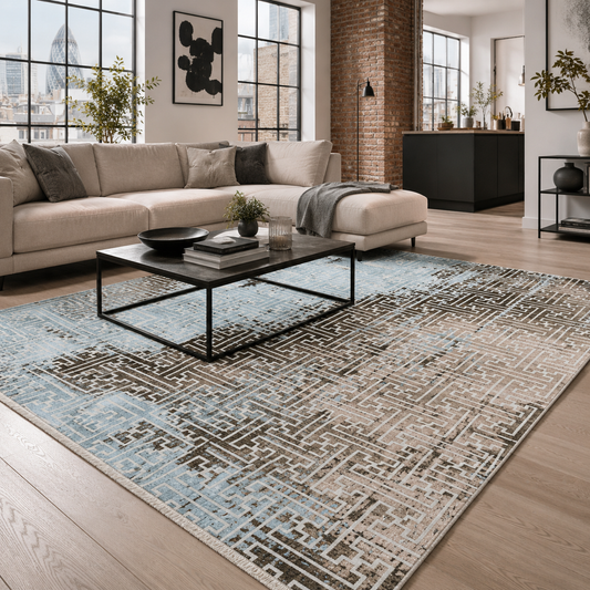 RW7025 washable chenille area rug