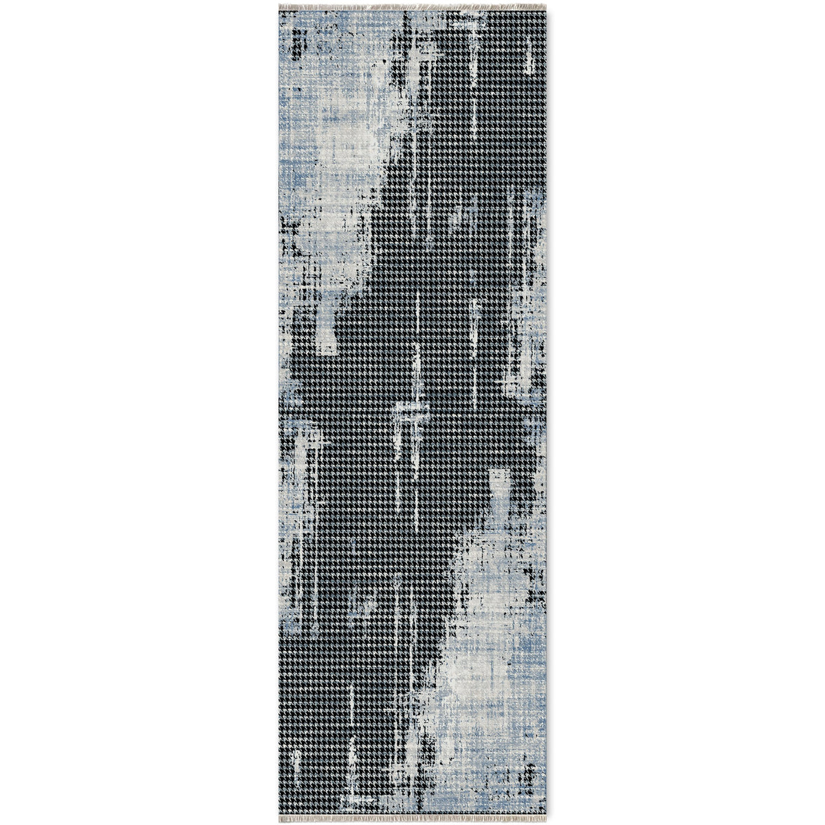 RW7026 washable chenille area rug viewed from above