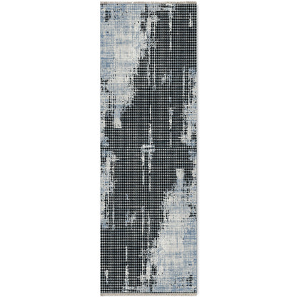 RW7026 washable chenille area rug viewed from above