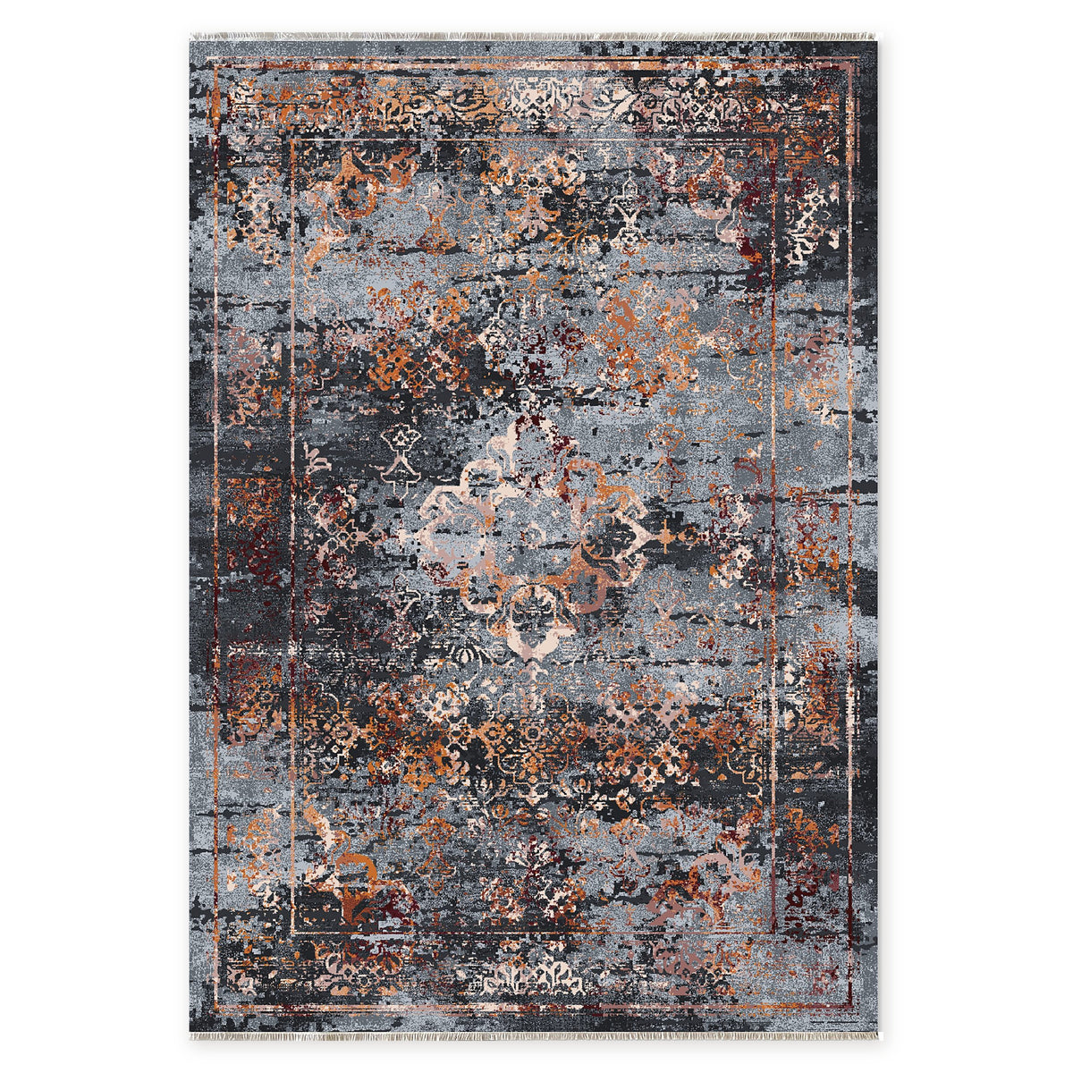 RW7027 rug — top view on white background