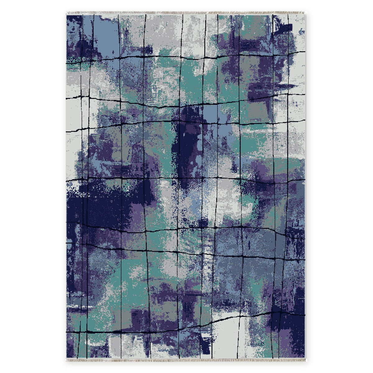 RW7031 rug — top view on white background