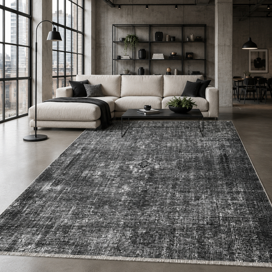 RW7034 washable chenille area rug