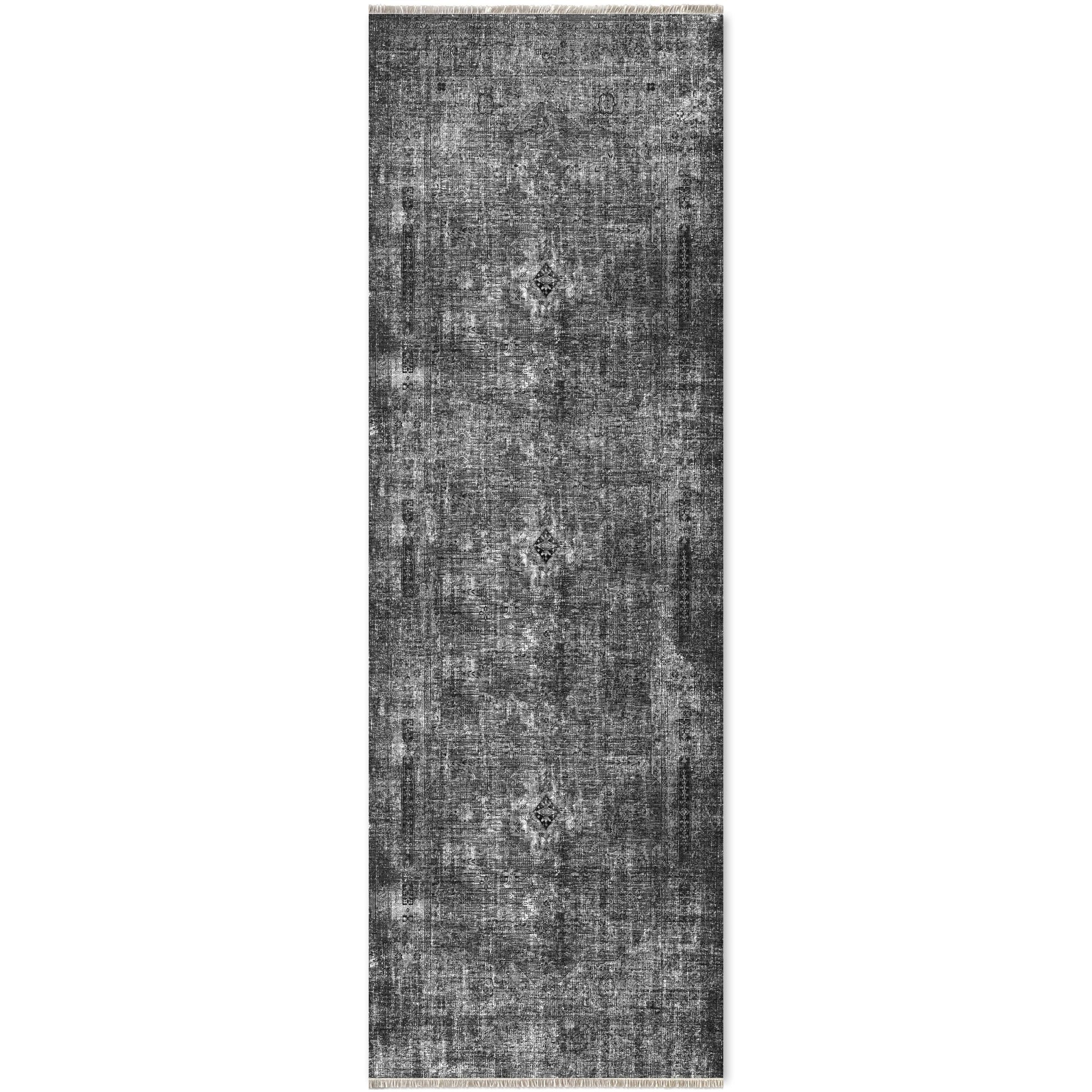 RW7034 washable chenille area rug viewed from above