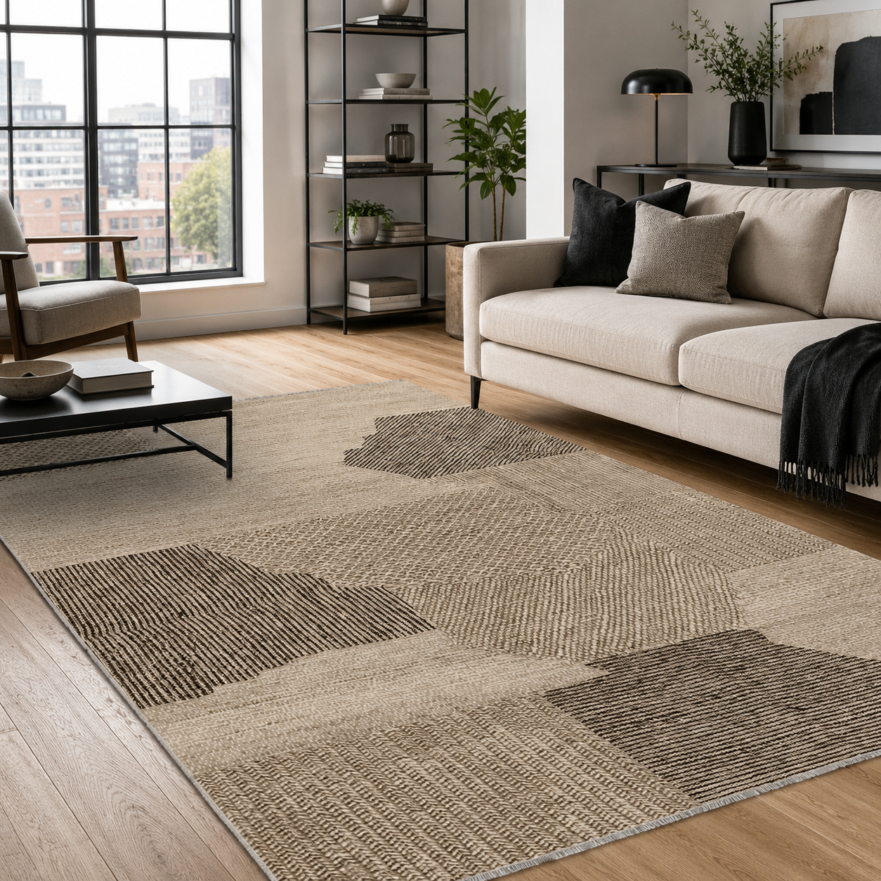 RW7035 washable chenille area rug